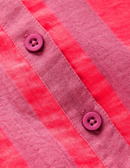 Short Sleeve Relaxed Shirt-Formica Pink Stripe / Boden Online
