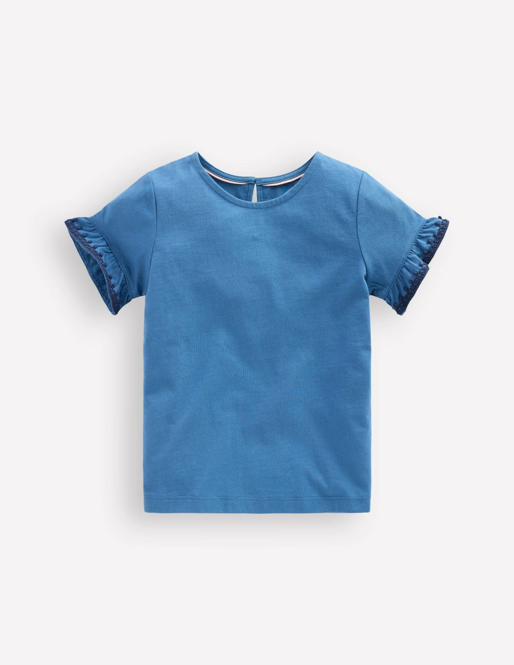 Ruffle Sleeve T-shirt-Delft / Boden us