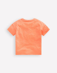 Relaxed Neon T-shirt-Orange Neon / Boden On sale