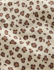 Frill Sleeve Slub Top-Vanilla White Leopard / Boden Outlet