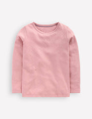 Long Sleeve Pointelle Top-Pink / Boden Discount