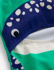 Fun Cut-out Swimsuit-Whale / Boden Discount