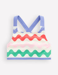 Cross-back Bikini Top-Multi Wave / Boden Online