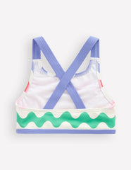 Cross-back Bikini Top-Multi Wave / Boden Online