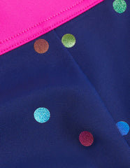 Patterned Swim Shorts-Rainbow Foil Confetti Spot / Boden Sale