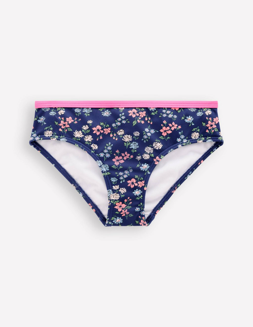 Patterned Bikini Bottoms-Sapphire Blue Meadow Floral / Boden Outlet