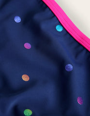 Patterned Bikini Bottoms-Rainbow Foil Confetti Spot / Boden us