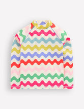 Sunsafe Patterned Rash Vest-Multi Wave / Boden Sale