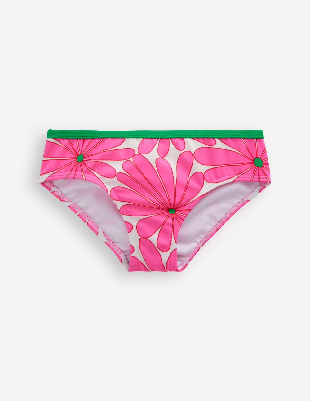 Patterned Bikini Bottoms-Festival Pink Daisy / Boden On sale