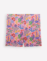 Cartwheel Shorts-Meadowsweet Pink Garden Floral / Boden Online