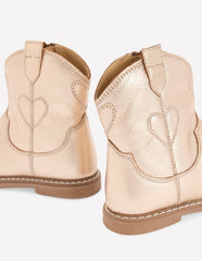 Western Boots-Gold / Boden us