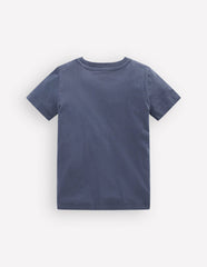 Short Sleeve Appliqué T-shirt-Vintage Indigo Tiger Stripe / Boden Discount