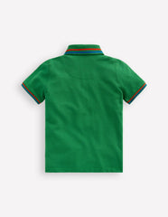 Piqué Polo Shirt-Highland Green / Boden Online