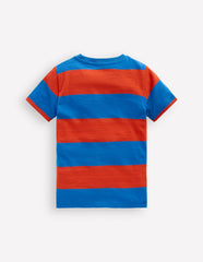Everyday Short Sleeve T-Shirt-AURORA RED / DIRECTOIRE BLUE / Boden On sale