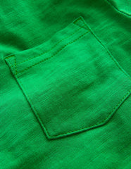 Slub Polo Shirt-Highland Green / Boden