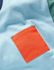 Relaxed Ripstop Pocket T-shirt-Glacier Lake/Koi/Blue Spruce / Boden Online