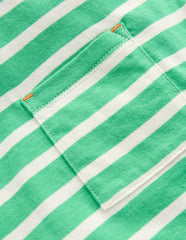 Layered Look T-shirt-Pea Green/Ivory / Boden