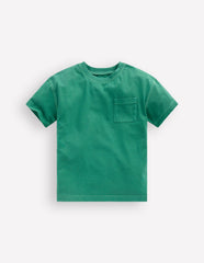 Garment Dye Relaxed T-shirt-Spruce Green / Boden Sale