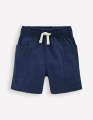 Cotton Pocket Shorts-Medieval Blue / Boden Sale