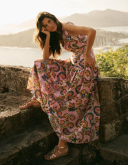 Drop Waist Sleeveless Dress-Multi Paisley Frenzy / Boden Discount