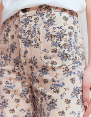 Straight Leg Pocket Jeans-Ivory Floral / Boden Discount