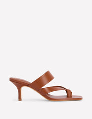 Toe Post Kitten Heel Sandal-Tan / Boden Sale