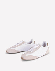 Delphine Slim Sole Trainers-White Mix / Boden Outlet