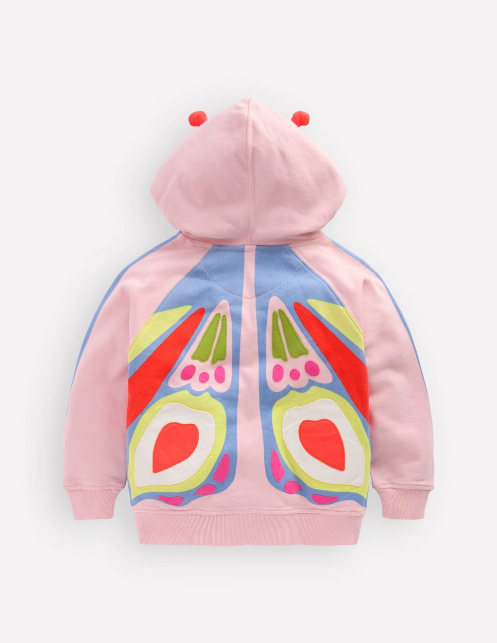 Novelty Relaxed Hoody-Pink Butterfly / Boden Online