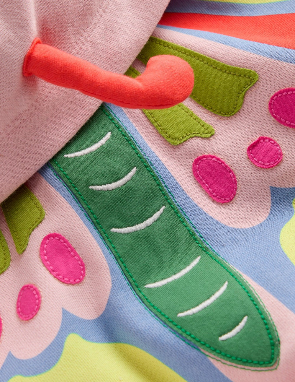 Novelty Relaxed Hoody-Pink Butterfly / Boden Online