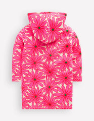 Romie Towelling Zip Throw-On-Festival Pink Giant Daisy / Boden Outlet