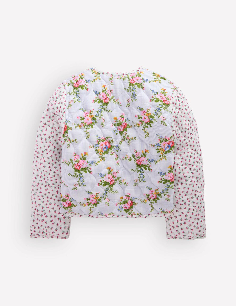 Reversible Quilted Jacket-Floral Hotch Potch / Boden