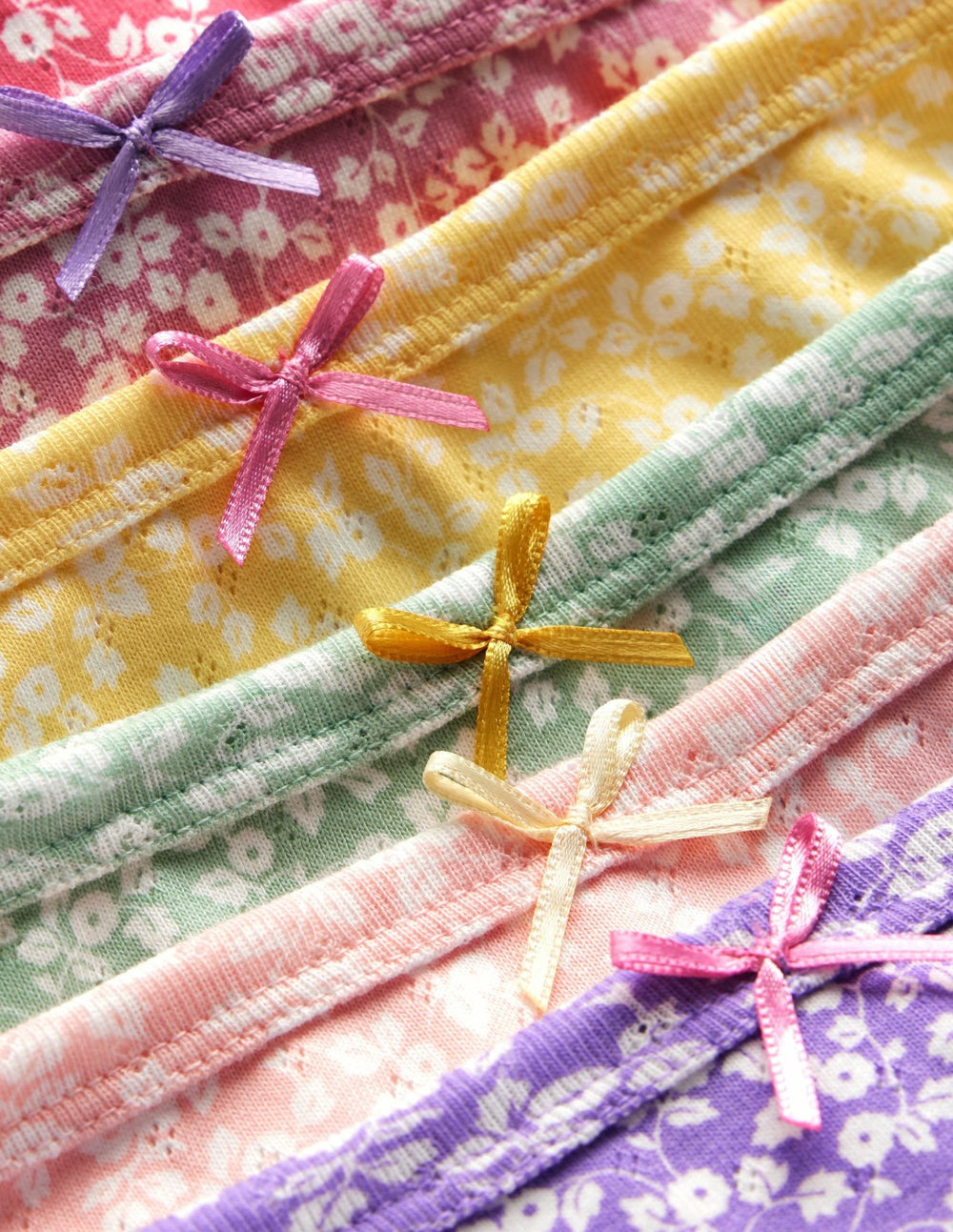 7-Pack Pointelle Underwear-Multi Ditsy Vine / Boden On sale