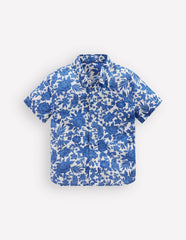 Cotton Linen Shirt-Jungle Woodblock / Boden Sale