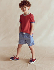 Double Cloth Shorts-Ticking Stripe / Boden Discount