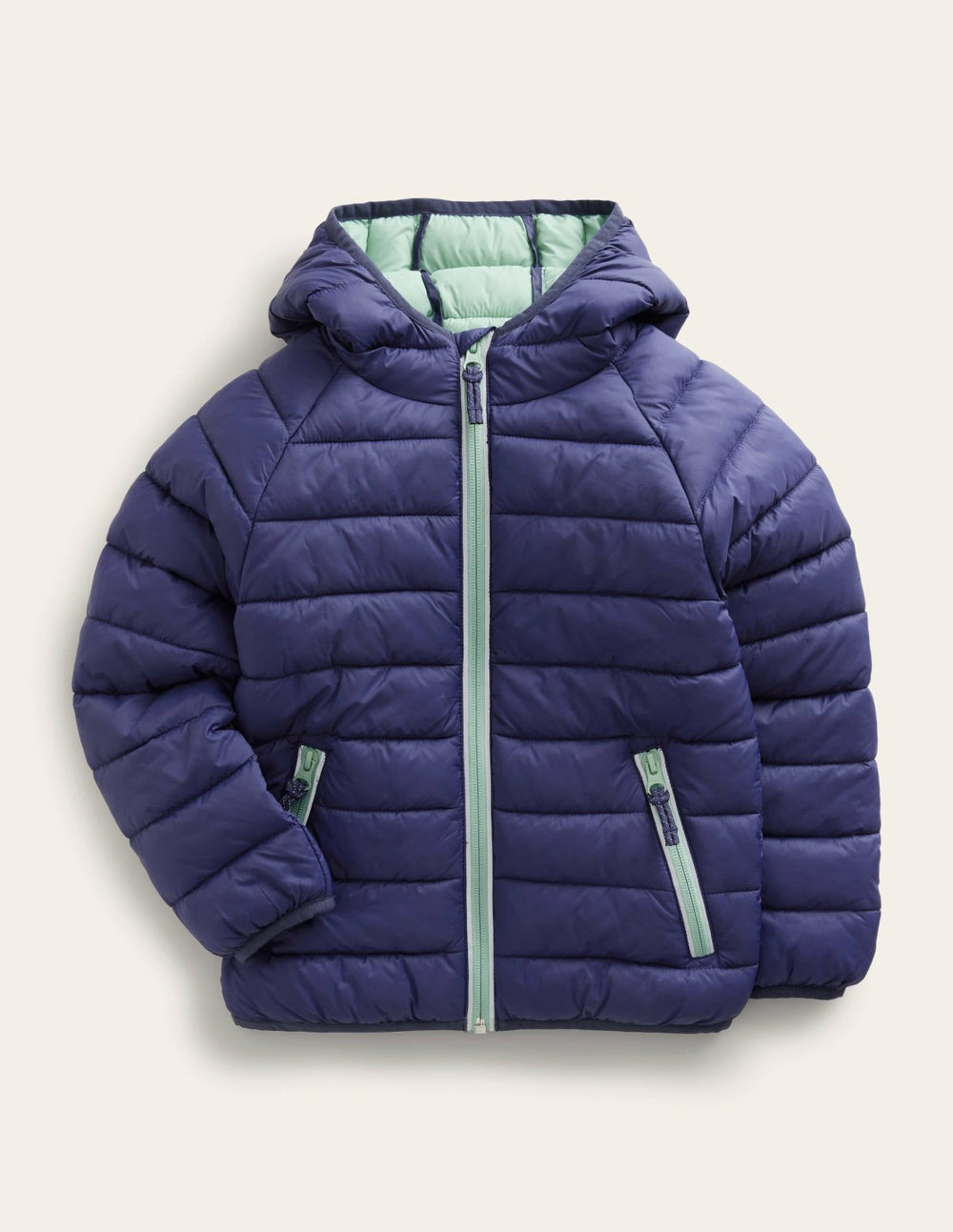 Pack-away Padded Jacket-College Navy / Boden On sale