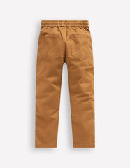 Slim Pull On Trousers-Butterscotch Brown / Boden Sale