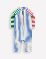 Logo Sun Safe Surfsuit-Hotchpotch Stripe / Boden Outlet