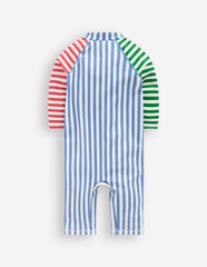 Logo Sun Safe Surfsuit-Hotchpotch Stripe / Boden Outlet