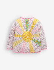 Appliqué Quilted Jacket-Patchwork Ditsy Sun / Boden us