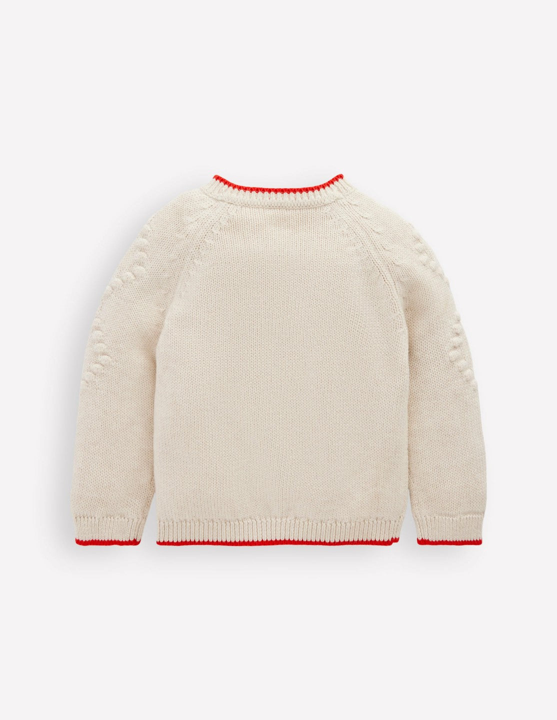 Cotton Embroidered Cardigan-Ecru Flowers / Boden
