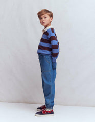 Pull-on Cuffed Jeans-Mid Vintage / Boden On sale