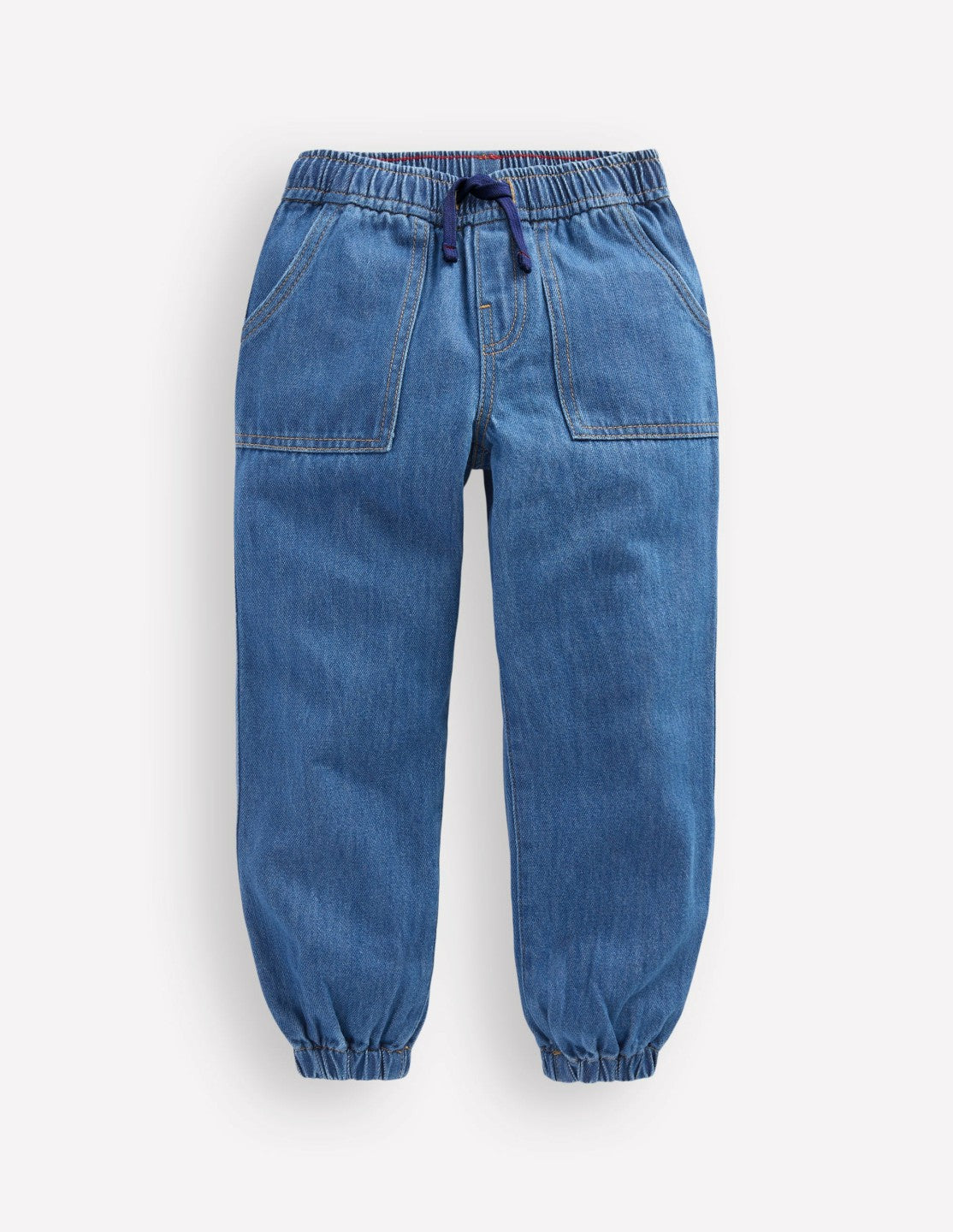 Pull-on Cuffed Jeans-Mid Vintage / Boden On sale