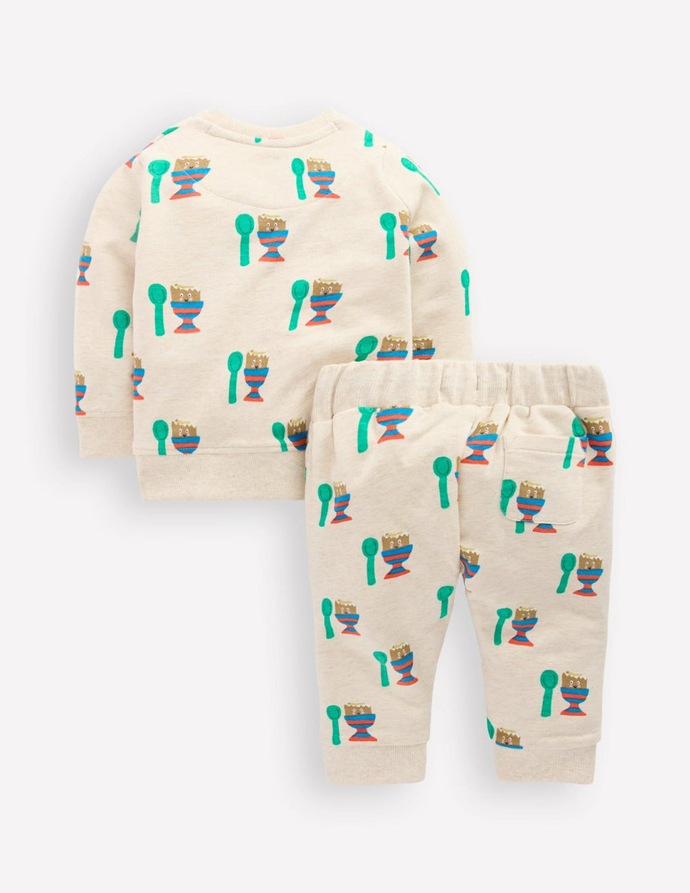 Sweatshirt Play Set-Oatmeal Marl Dippy Egg / Boden us