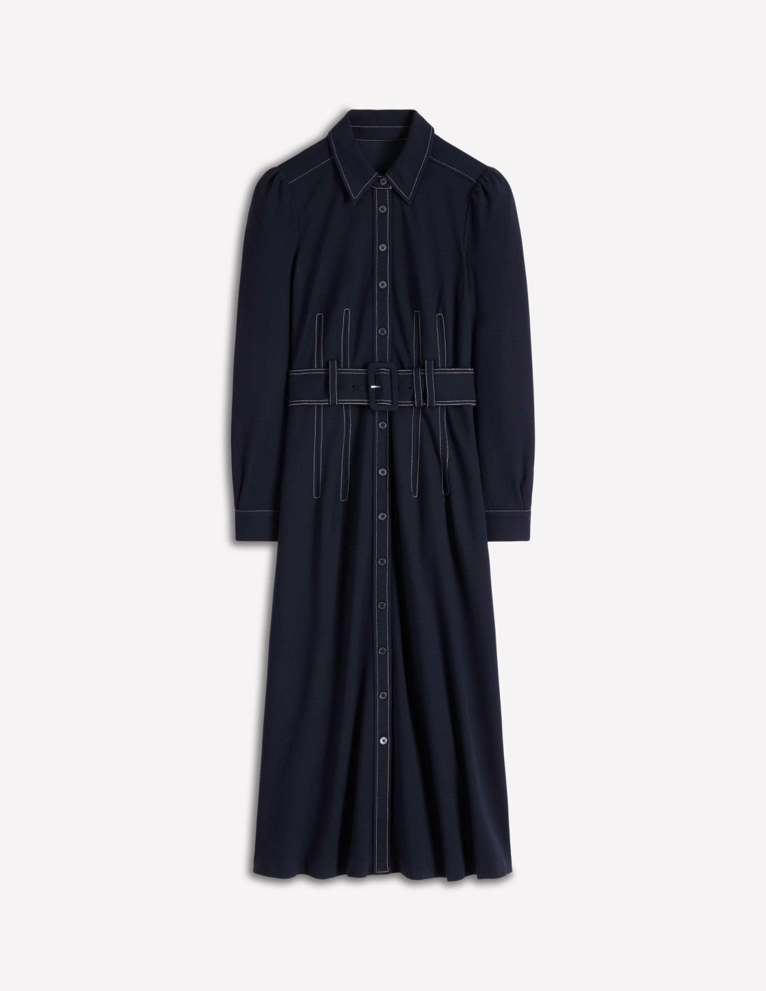 Anita Long Sleeve Shirt Dress-Navy / Boden Discount