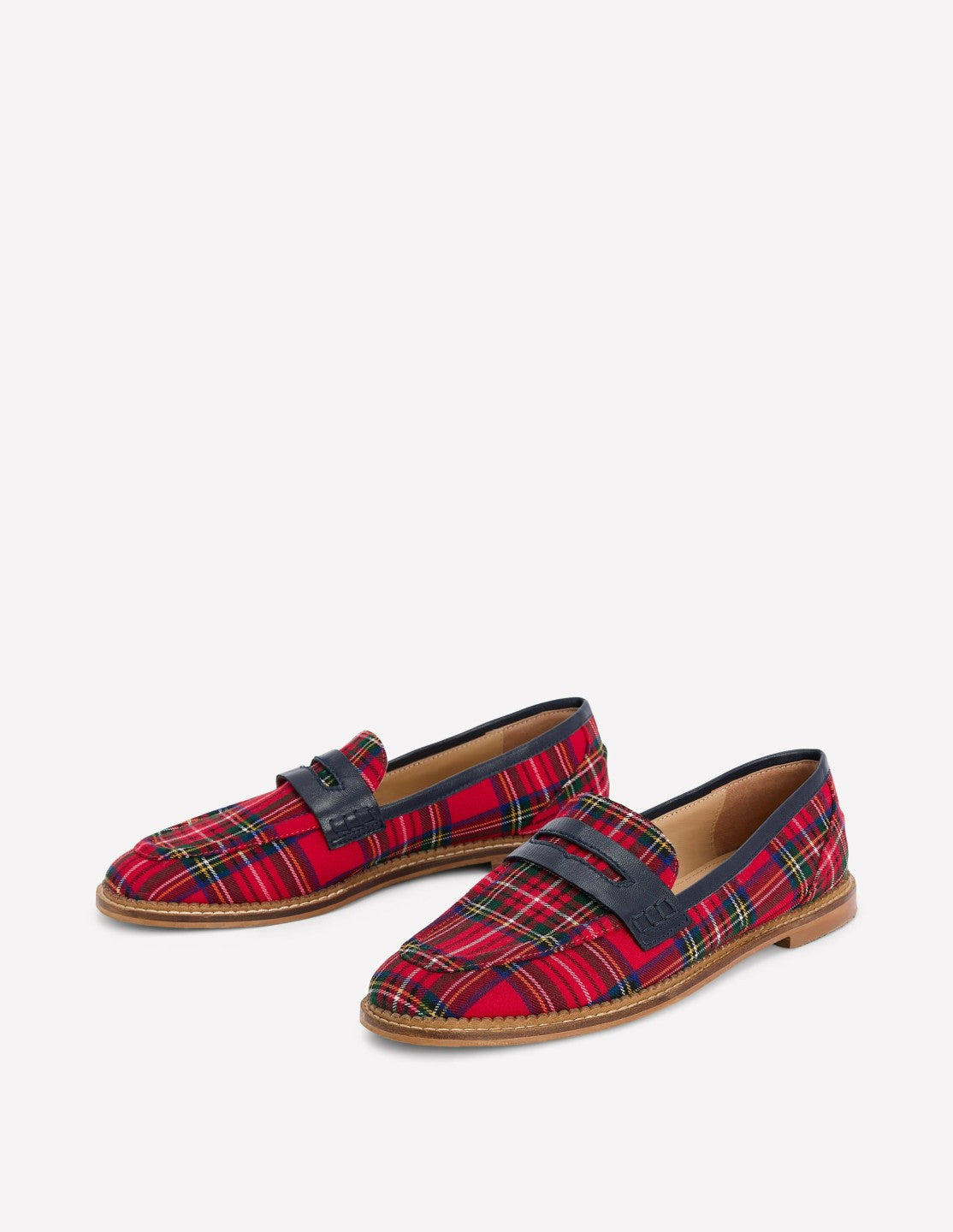 Nya Penny Loafers-Tartan / Boden us