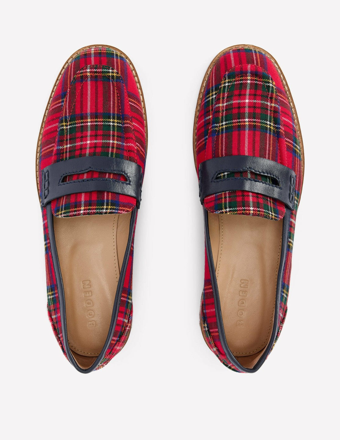 Nya Penny Loafers-Tartan / Boden us
