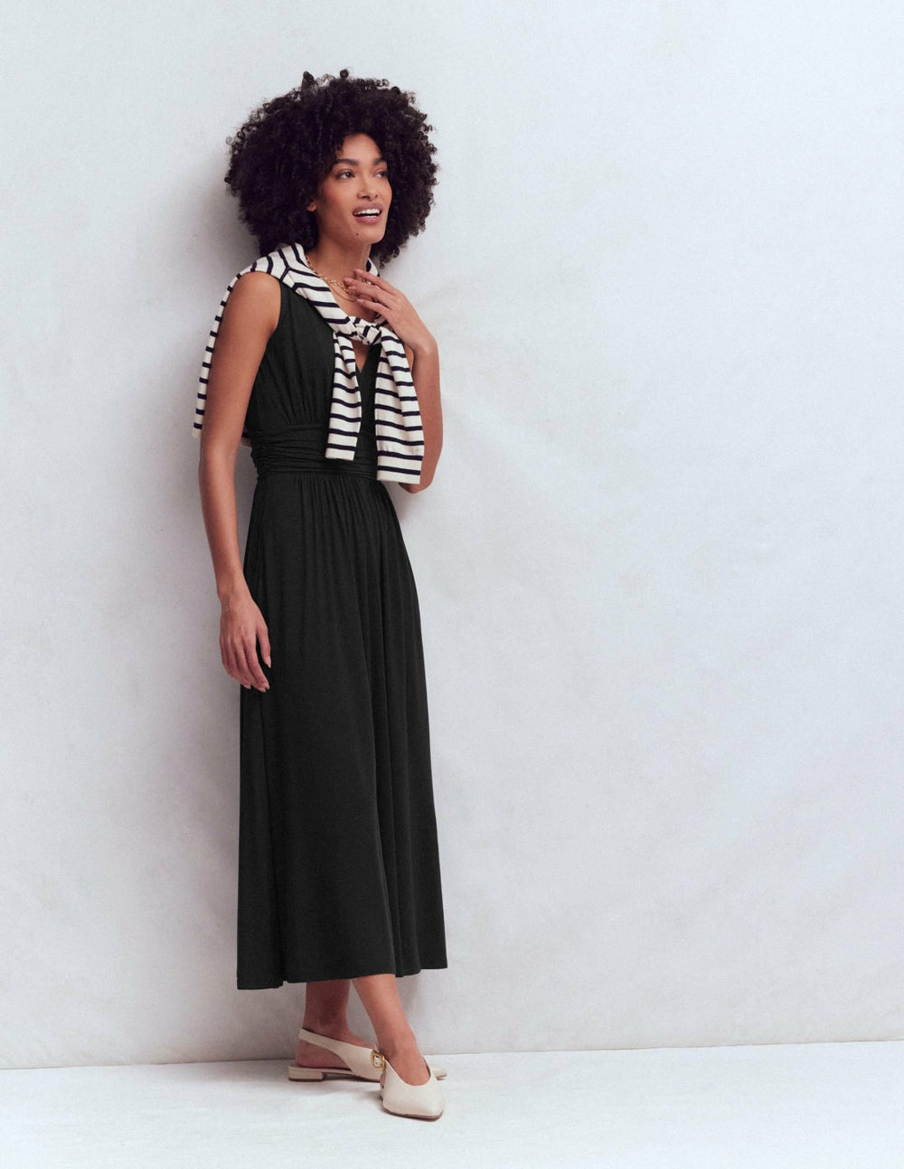 Elodie Jersey Maxi Dress-Black / Boden us