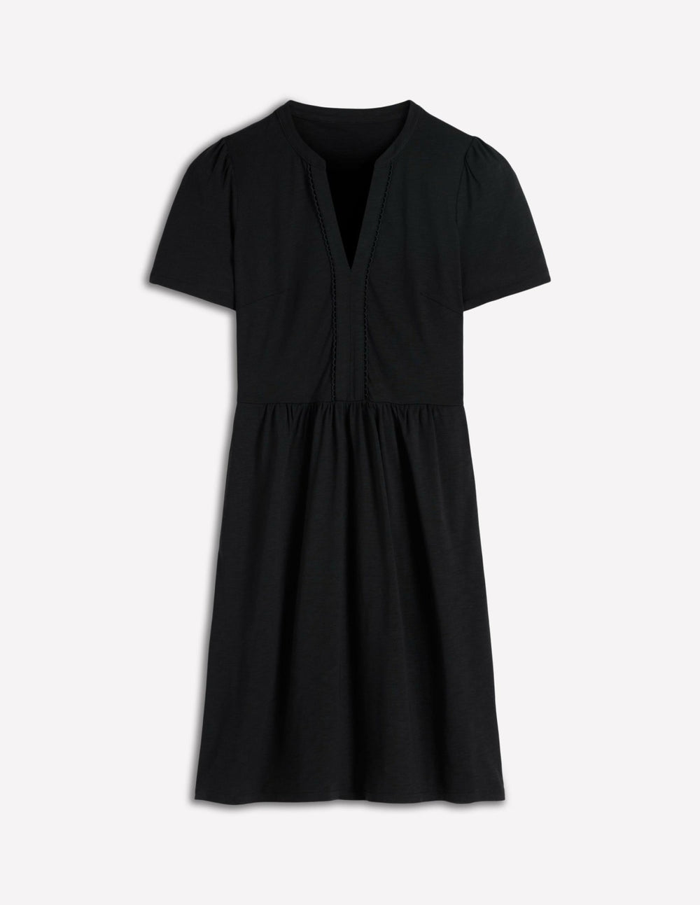 Naomi Short Sleeve Dress-Black / Boden