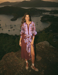 Blouson Sleeve Occasion Dress-Multi Super Bloom / Boden On sale