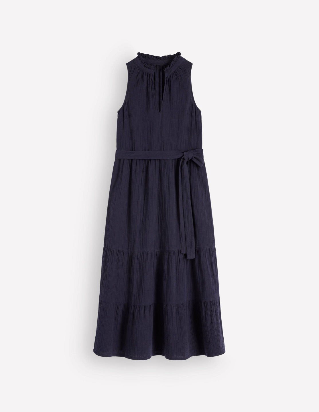 Viv Double Cloth Maxi Dress-Navy / Boden us